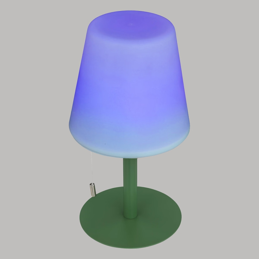 Atmosphera - LED RGBW Įkraunamas lauko Stalinis šviestuvas ZACK LED/3,7V 1200 mAh IP44 žalia