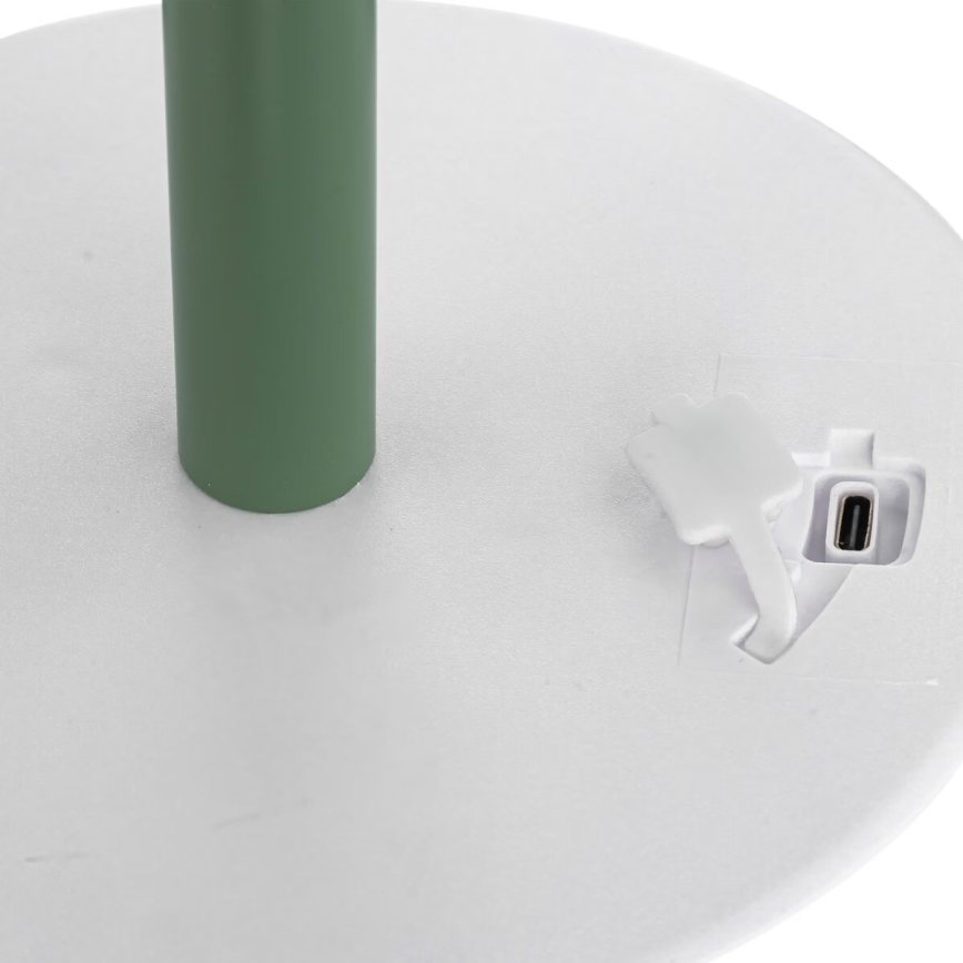 Atmosphera - LED RGBW Įkraunamas lauko Stalinis šviestuvas ZACK LED/3,7V 1200 mAh IP44 žalia