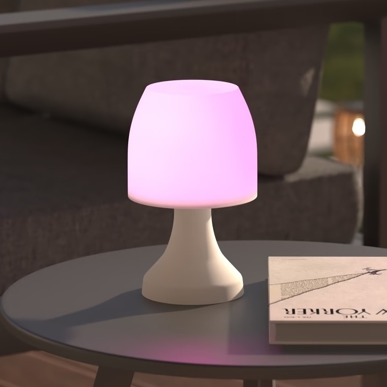 Atmosphera - LED RGB Lauko stalinis šviestuvas DOKK LED/3xAAA 19,5 cm IP44