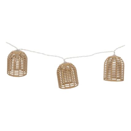 Atmosphera - LED saulės dekoratyvinė girlianda AIA 10xLED 3,35m IP44 šiltai balta 1500 mAh