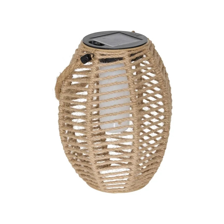 Atmosphera - LED saulės žibintas GINA LED/1,2V 800 mAh IP44 džiutas