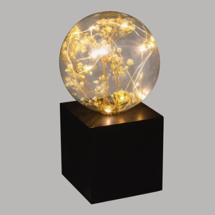 Atmosphera - LED stalinė lempa MICRO LED/2xAAA, antracito spalva