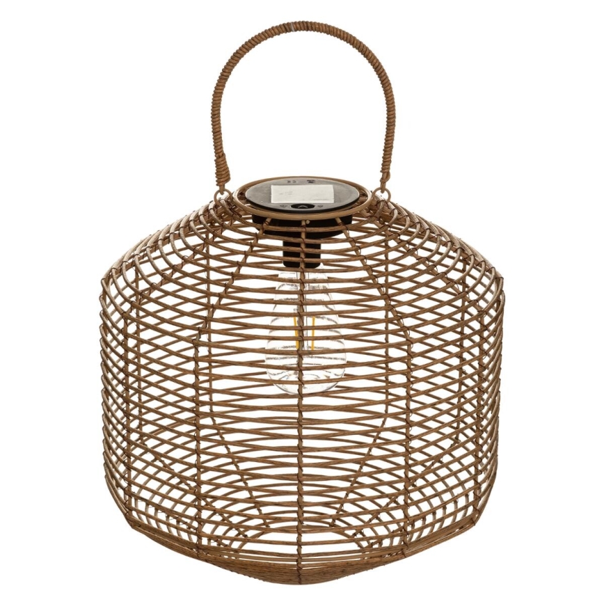 Atmosphera - LED šviestuvas, įkraunamas saulės energija CUBA LED/1,2V IP44 rotangas