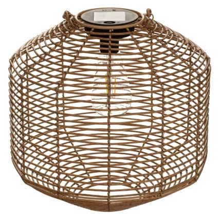 Atmosphera - LED šviestuvas, įkraunamas saulės energija CUBA LED/1,2V IP44 rotangas