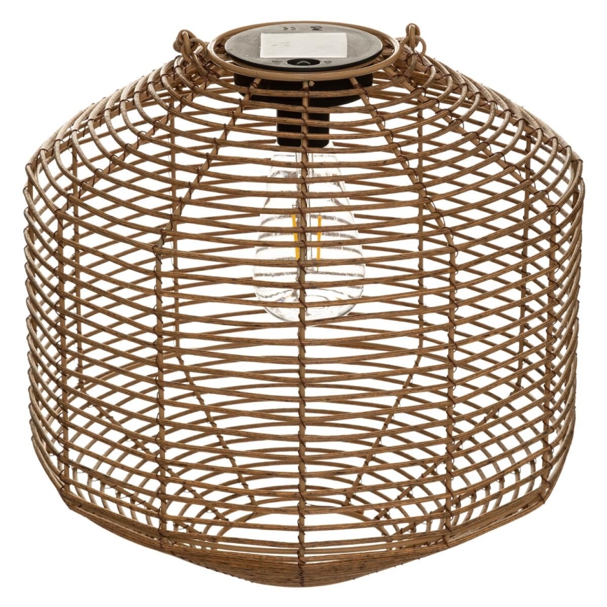 Atmosphera - LED šviestuvas, įkraunamas saulės energija CUBA LED/1,2V IP44 rotangas