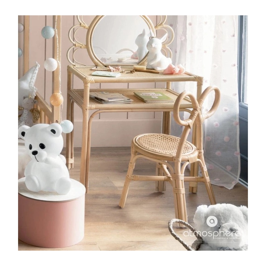 Atmosphera - LED vaikiškas naktinis šviestuvas TEDDY LED/3xAA baltas