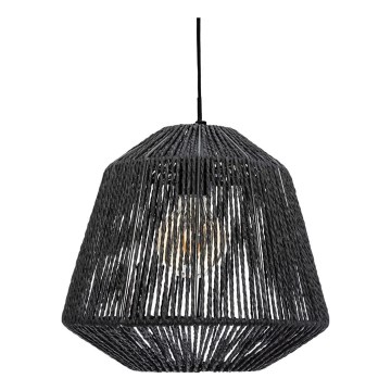 Atmosphera - Pakabinamas sietynas JILY 1xE27/40W/230V džiutas juoda