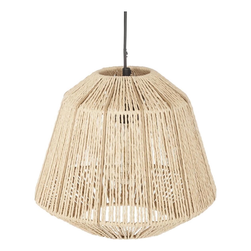 Atmosphera - Pakabinamas sietynas JILY 1xE27/40W/230V džiutas smėlio spalva