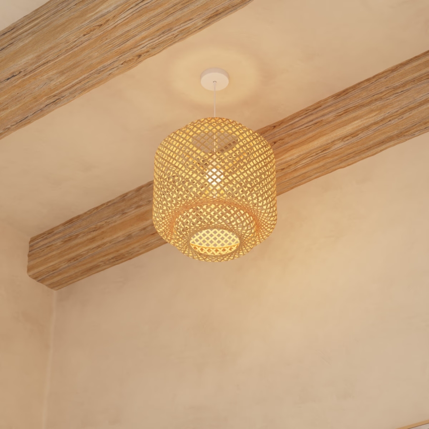 Atmosphera - Pakabinamas sietynas LIBY 1xE27/40W/230V bambukas
