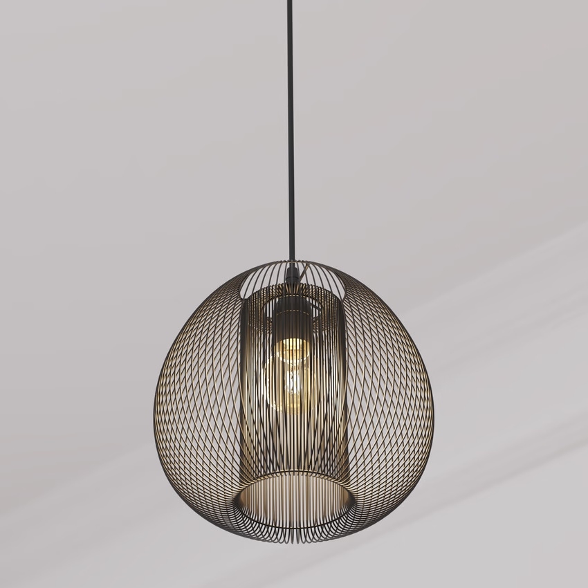 Atmosphera - Pakabinamas sietynas NODA 1xE27/40W/230V juoda