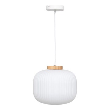 Atmosphera - Pakabinamas šviestuvas su laidu TRAVIS 1xE27/25W/230V pušis