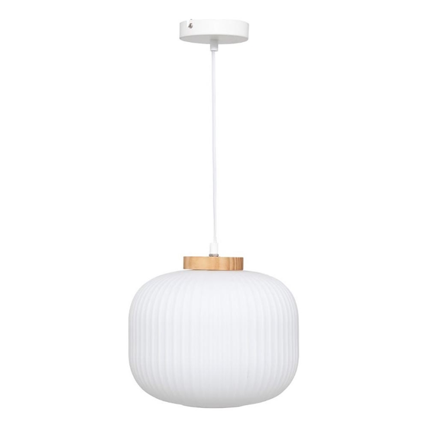 Atmosphera - Pakabinamas šviestuvas su laidu TRAVIS 1xE27/25W/230V pušis