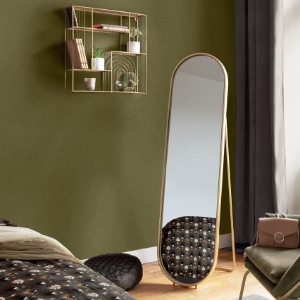 Atmosphera - Pastatomas veidrodis EDI 160x79 cm, aukso spalvos