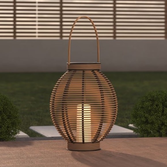 Atmosphera - Popierinis LED žibintas, įkraunamas saulės energija TANY LED/1,2V 800 mAh IP44