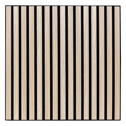 Atmosphera - Sieninė dekoratyvinė 3D plokštė 60x60 cm šviesiai rudos spalvos