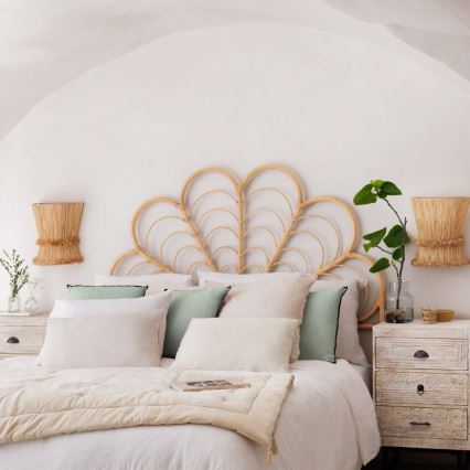 Atmosphera - Sieninis šviestuvas LOA 1xE27/40W/230V rafijos bastas