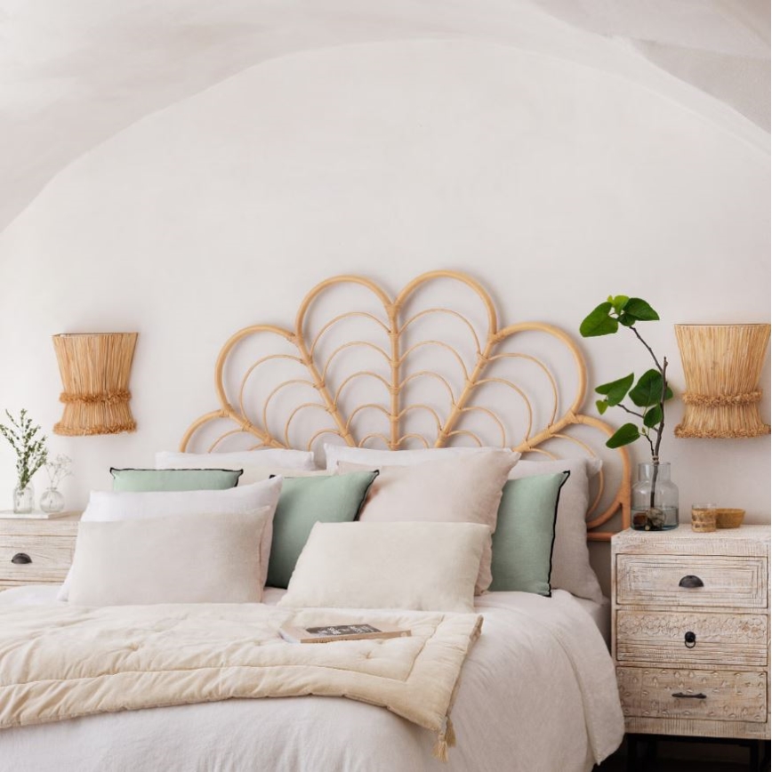 Atmosphera - Sieninis šviestuvas LOA 1xE27/40W/230V rafijos bastas