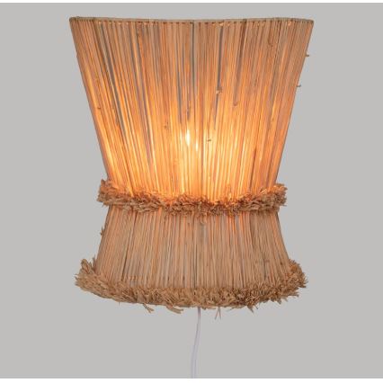 Atmosphera - Sieninis šviestuvas LOA 1xE27/40W/230V rafijos bastas