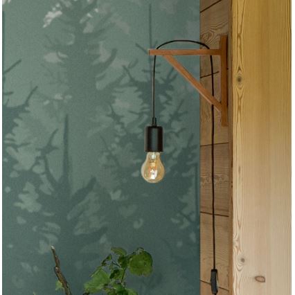 Atmosphera - Sieninis šviestuvas WILD 1xE27/25W/230V pušis