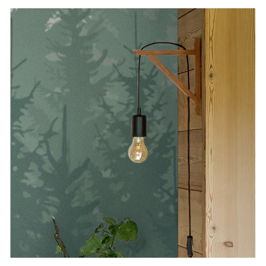 Atmosphera - Sieninis šviestuvas WILD 1xE27/25W/230V pušis