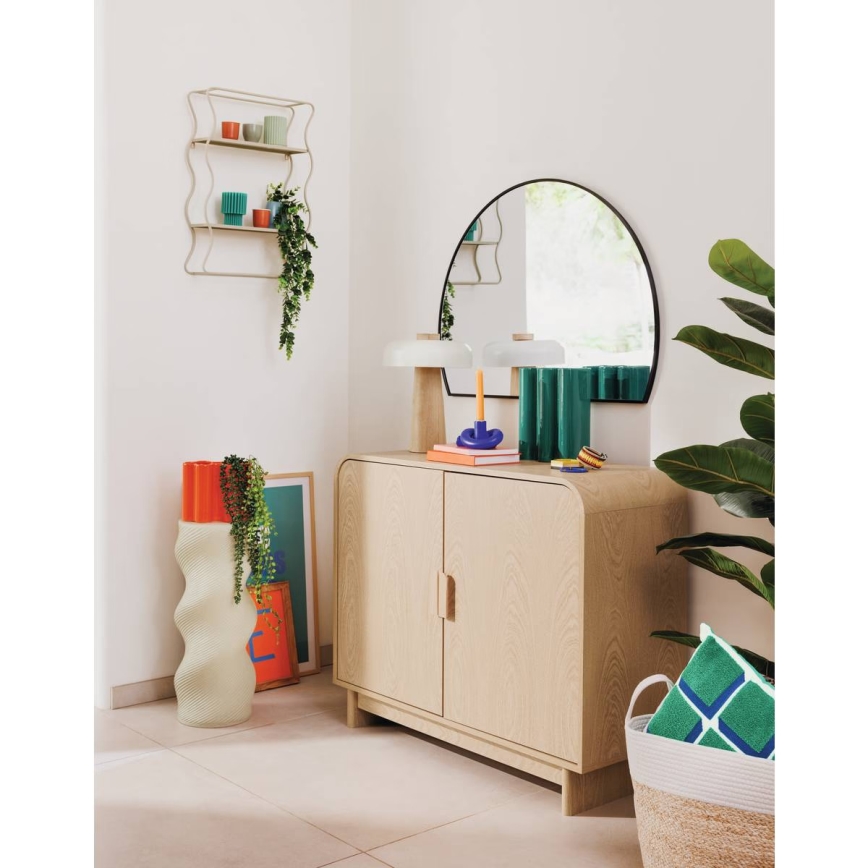 Atmosphera - Sieninis veidrodis ALICE 65x90 cm juodas