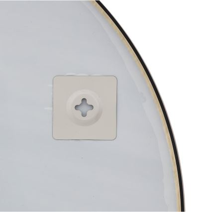 Atmosphera - Sieninis veidrodis ALICE diametras 70 cm juoda