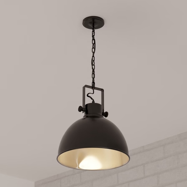 Atmosphera - Sietynas, kabinamas ant grandinės BASALT 1xE27/25W/230V juoda