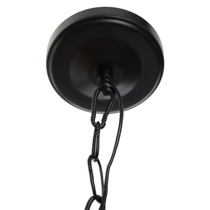 Atmosphera - Sietynas, kabinamas ant grandinės BASALT 1xE27/25W/230V juoda