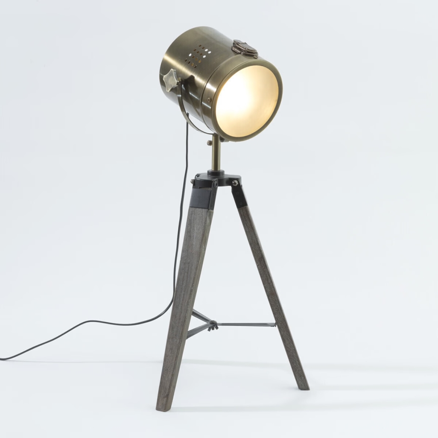 Atmosphera - Stalinis šviestuvas EBOR 1xE14/25W/230V pušis/žalvaris