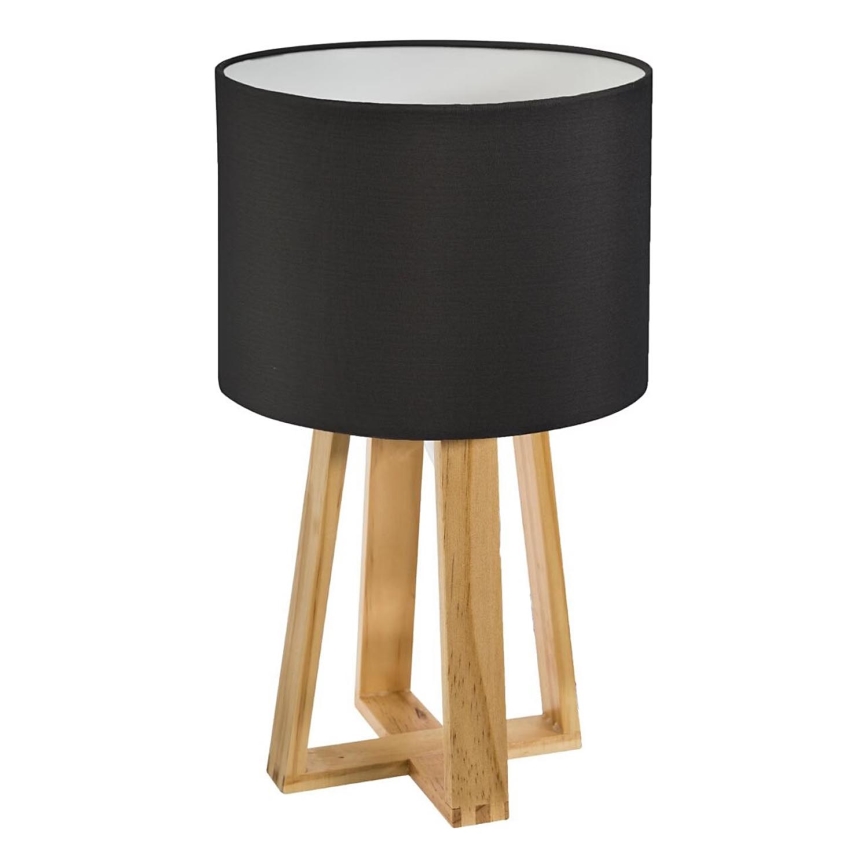 Atmosphera - Stalinis šviestuvas MOLU 1xE27/25W/230V pušis/juoda