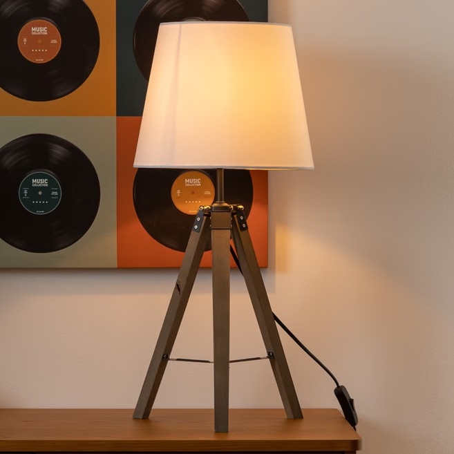Atmosphera - Stalinis šviestuvas RUNO 1xE27/25W/230V medis/balta