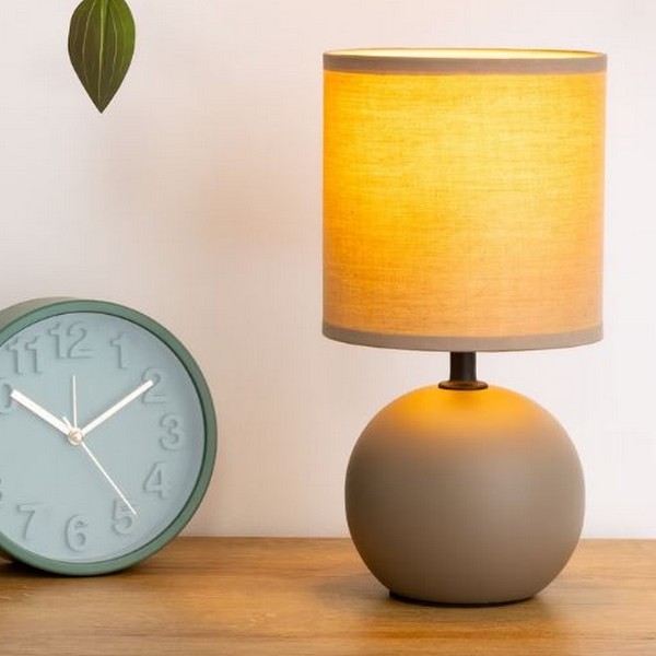 Atmosphera - Stalinis šviestuvas TIMÉO 1xE14/60W/230V taupe/kreminė