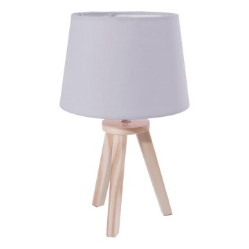 Atmosphera - Stalinis šviestuvas TRIPOD 1xE14/40W/230V pušis/pilka