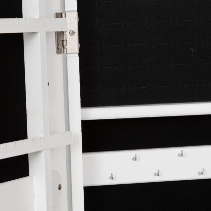 Atmosphera - stovintis veidrodis su papuošalų dėžute KRISTIN 146,8x37 cm baltas