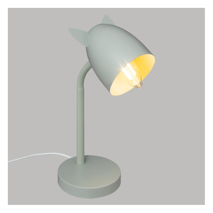 Atmosphera - Vaikiška stalinė lempa OREILLES 1xE14/40W/230V mėtų spalvos