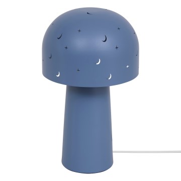 Atmosphera - Vaikiška stalinė lempa STARRY MUSHROOM 1xE14/25W/230V mėlyna