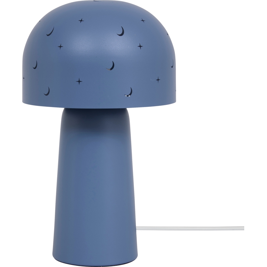 Atmosphera - Vaikiška stalinė lempa STARRY MUSHROOM 1xE14/25W/230V mėlyna