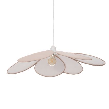 Atmosphera - Vaikiškas pakabinamas šviestuvas su laidu PETAL 1xE27/40W/230V skersmuo 64 cm rožinė