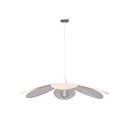 Atmosphera - Vaikiškas pakabinamas šviestuvas su laidu PETAL 1xE27/40W/230V skersmuo 64 cm rožinė