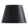 Atsarginis stalinės lempos PICO E14 gaubtas, skersmuo 16 cm, juodas