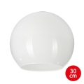 Atsarginis stiklas liustrai KULA E27, skersmuo 30 cm, baltas