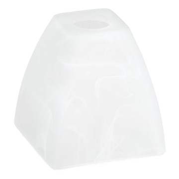 Atsarginis stiklas šviestuvui E14 10x13 cm balta