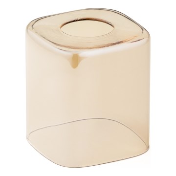 Atsarginis stiklas šviestuvui E27 11x9,5 cm smėlio spalva