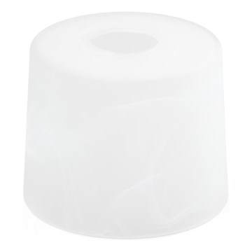 Atsarginis stiklas šviestuvui E27 diametras 13 cm balta