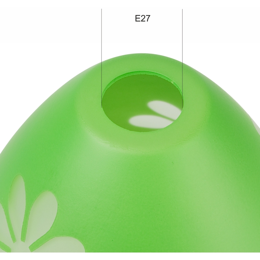 Atsarginis stiklas šviestuvui GARDEN E27 diametras 23 cm žalia