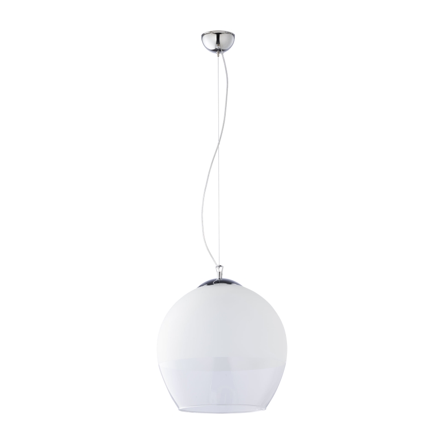 Atsarginis stiklas šviestuvui KULA E27, skersmuo 38 cm, baltas/skaidrus