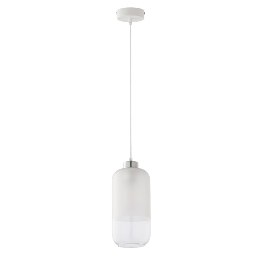 Atsarginis stiklinis gaubtas šviestuvui MARCO E27, skersmuo 14 cm, skaidrus / baltas