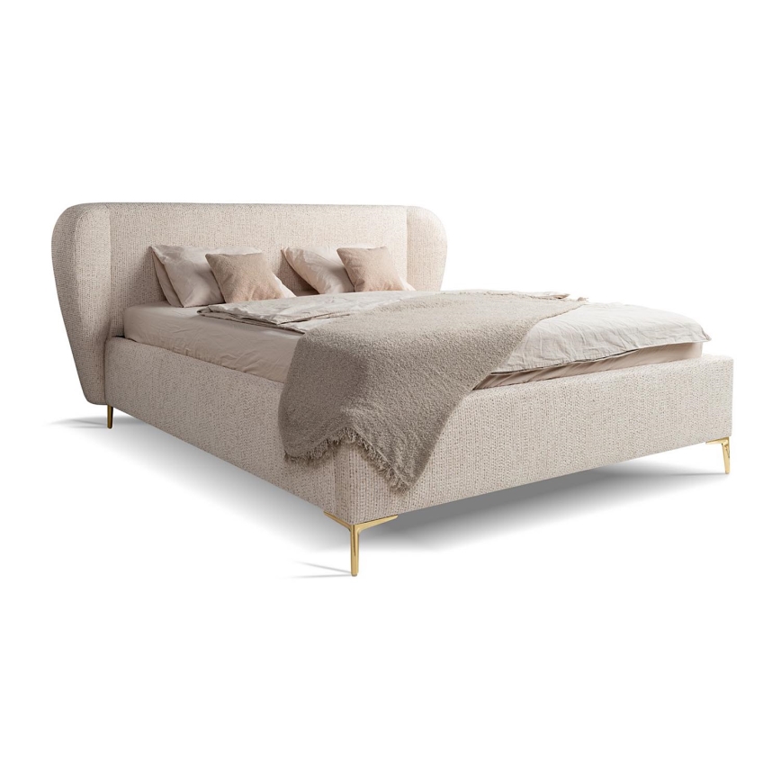 Audinys lova be matraco DALIA 180x200 cm pilka
