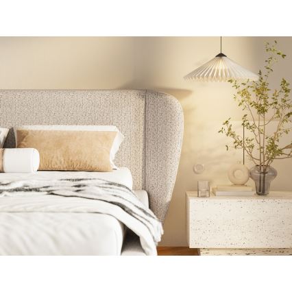 Audinys lova be matraco DALIA 180x200 cm pilka