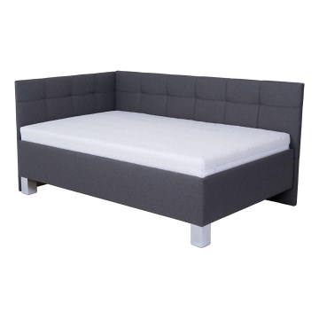 Audinys lova su saugojimo vieta be čiužinio MARIA PETITE 120x200 cm pilka